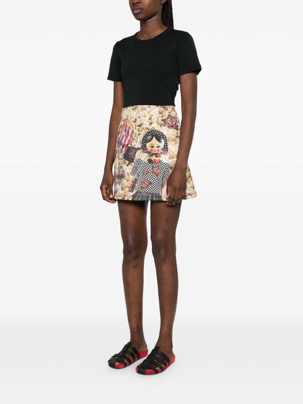 [THE ARTISTYLIST] Short sleeve dress SS26 POPCORN NEW DRESS MLT