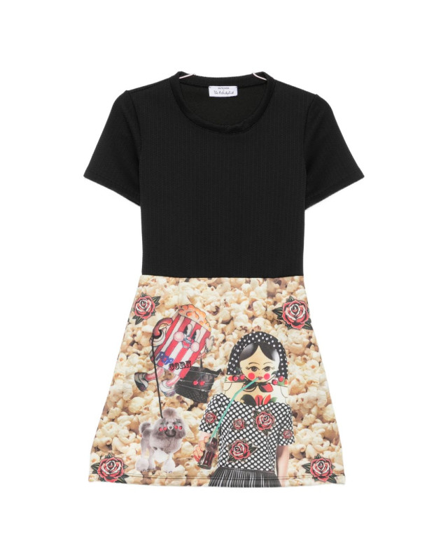 [THE ARTISTYLIST] Short sleeve dress SS26 POPCORN NEW DRESS MLT