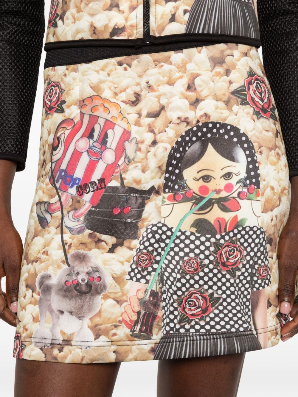 [THE ARTISTYLIST] Mini skirt SS26 POPCORN SKIRT MLT
