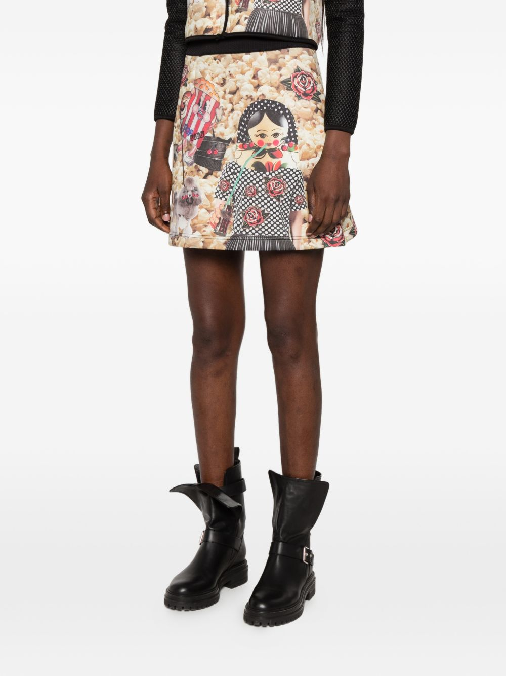 [THE ARTISTYLIST] Mini skirt SS26 POPCORN SKIRT MLT