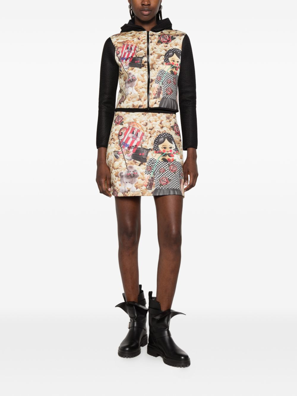 [THE ARTISTYLIST] Mini skirt SS26 POPCORN SKIRT MLT