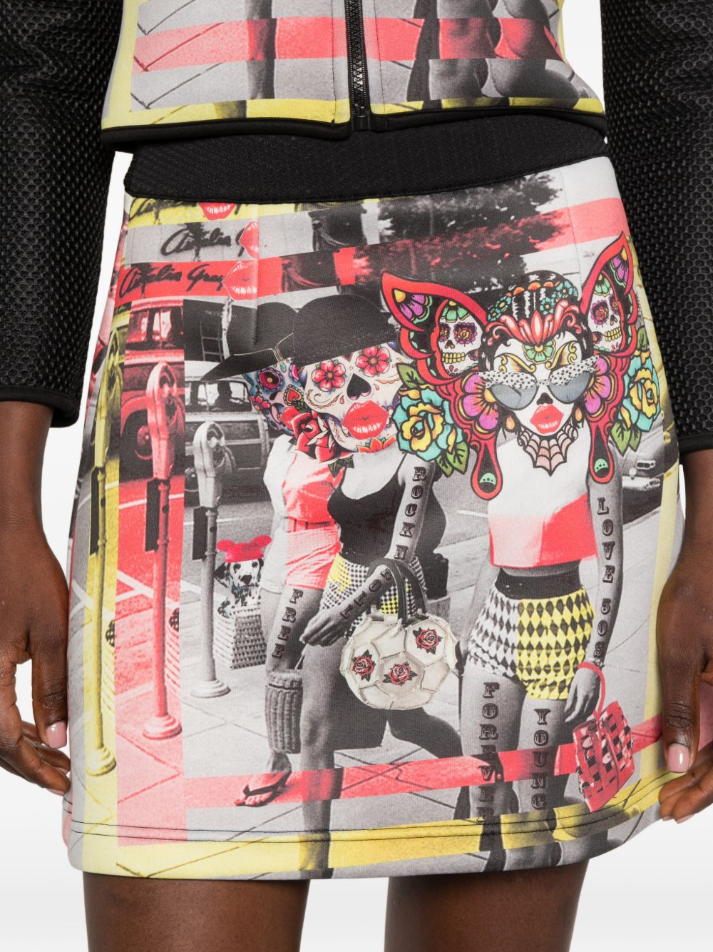 [THE ARTISTYLIST] Mini skirt SS26 SKULL SKIRT MLT