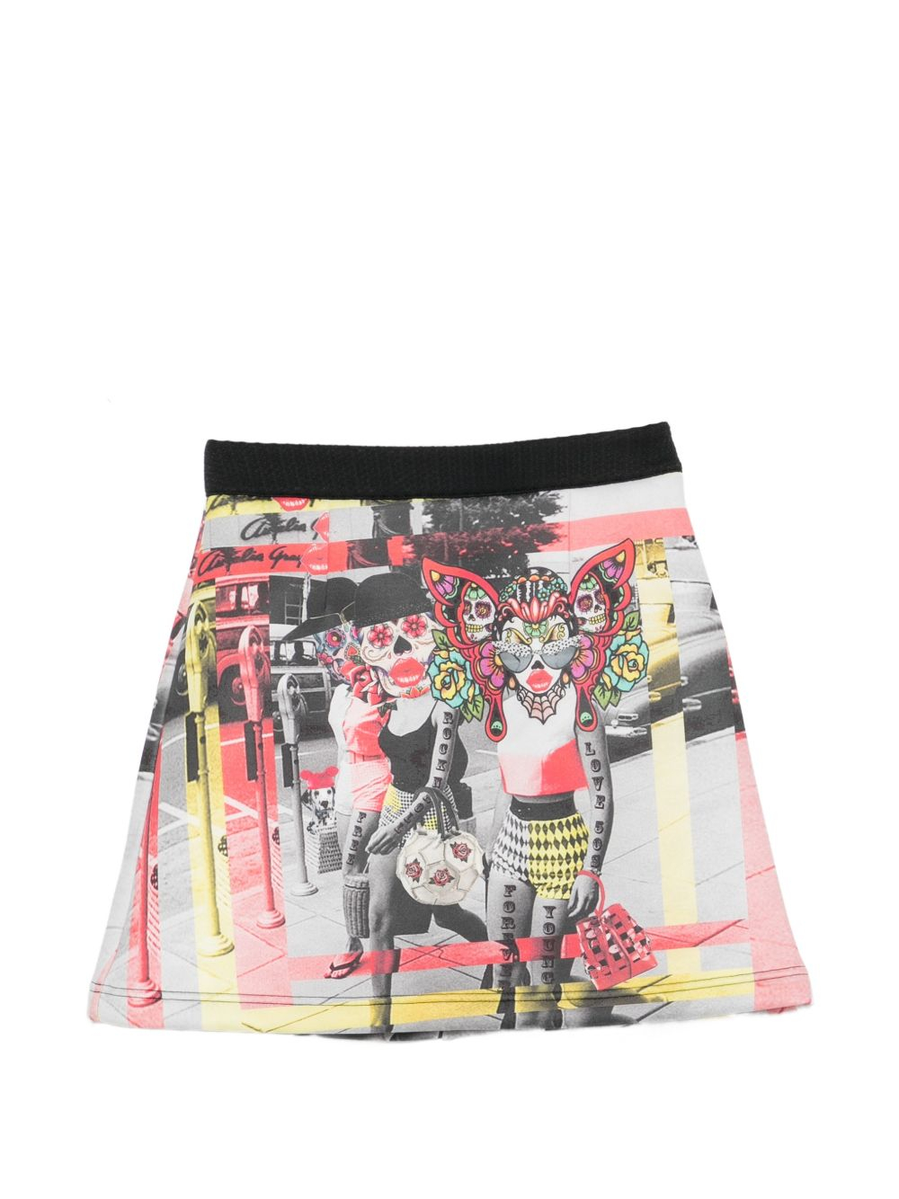 [THE ARTISTYLIST] Mini skirt SS26 SKULL SKIRT MLT