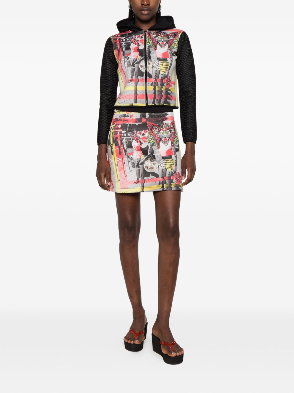 [THE ARTISTYLIST] Mini skirt SS26 SKULL SKIRT MLT