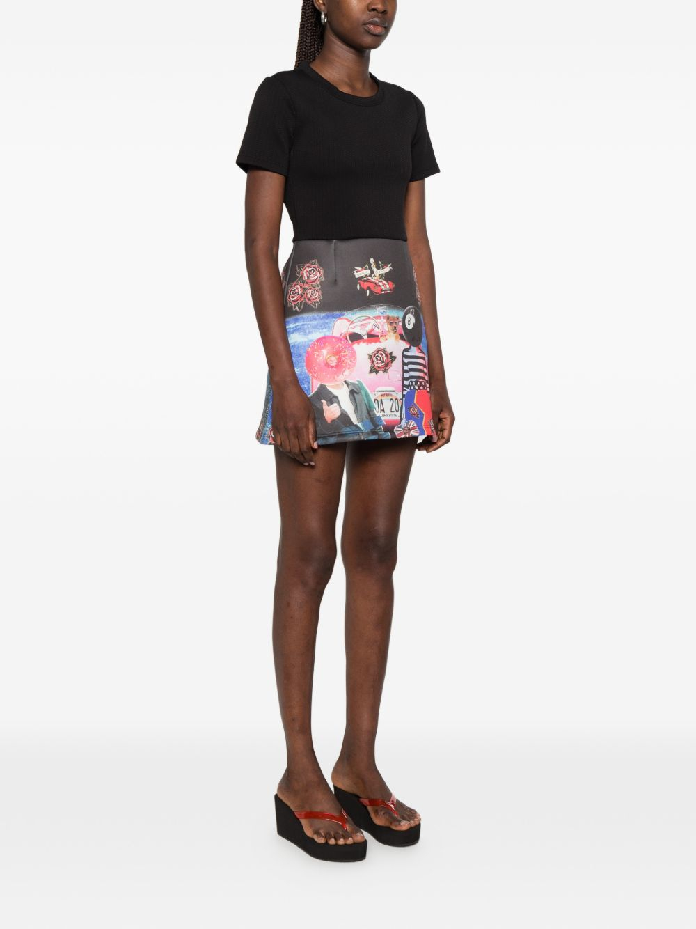 [THE ARTISTYLIST] Short sleeve dress SS26 CAR NEW DRESS MLT