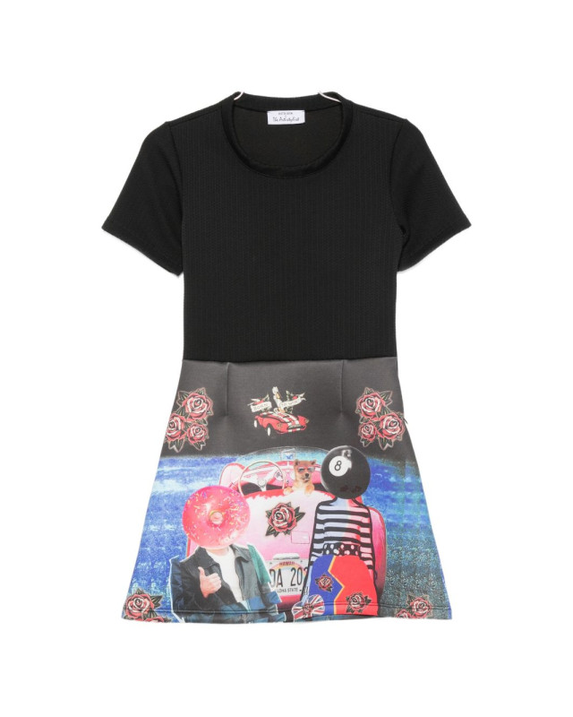 [THE ARTISTYLIST] Short sleeve dress SS26 CAR NEW DRESS MLT