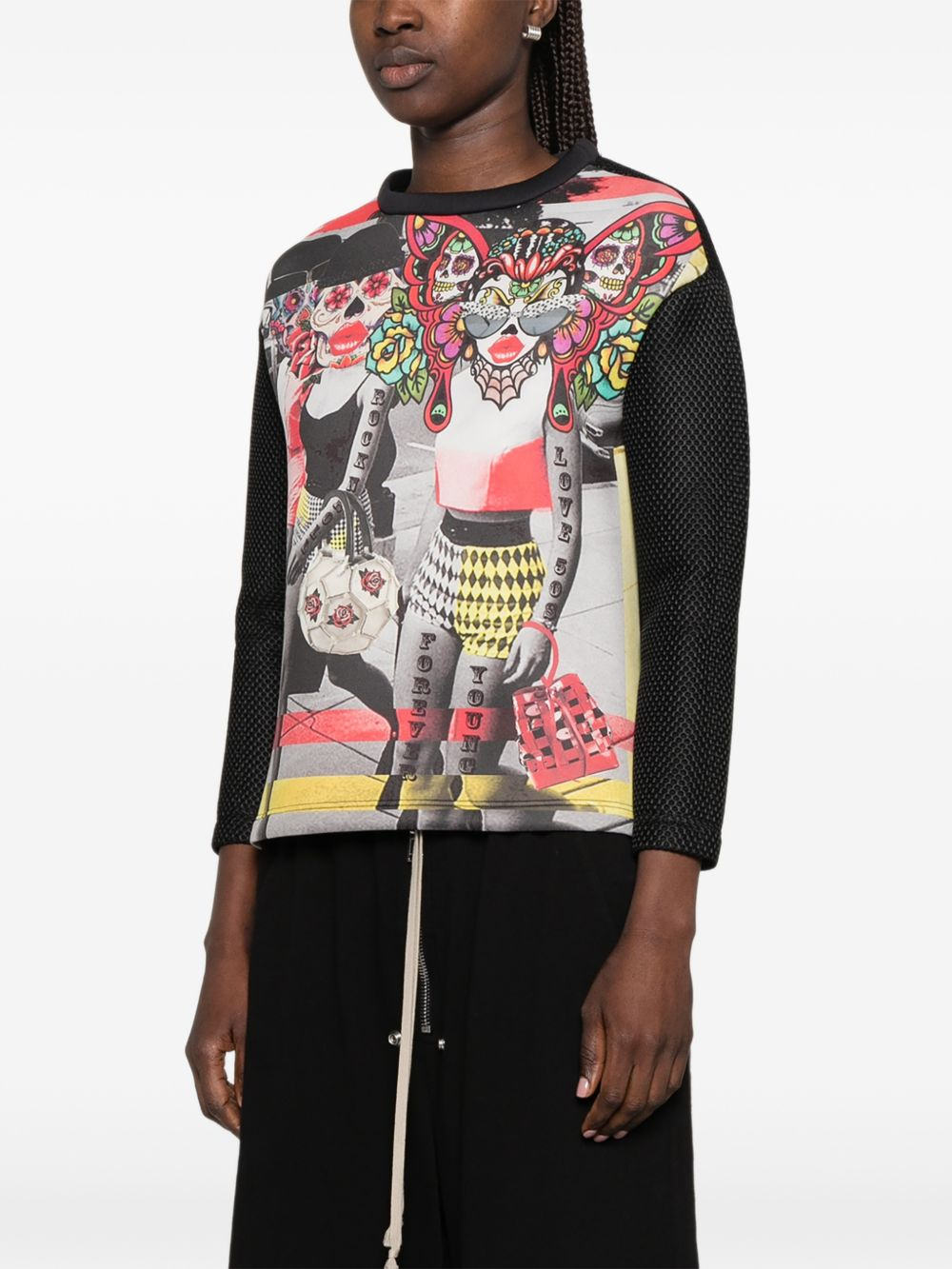 [THE ARTISTYLIST] Sweatshirt SS26 SKULL SWEATER MLT