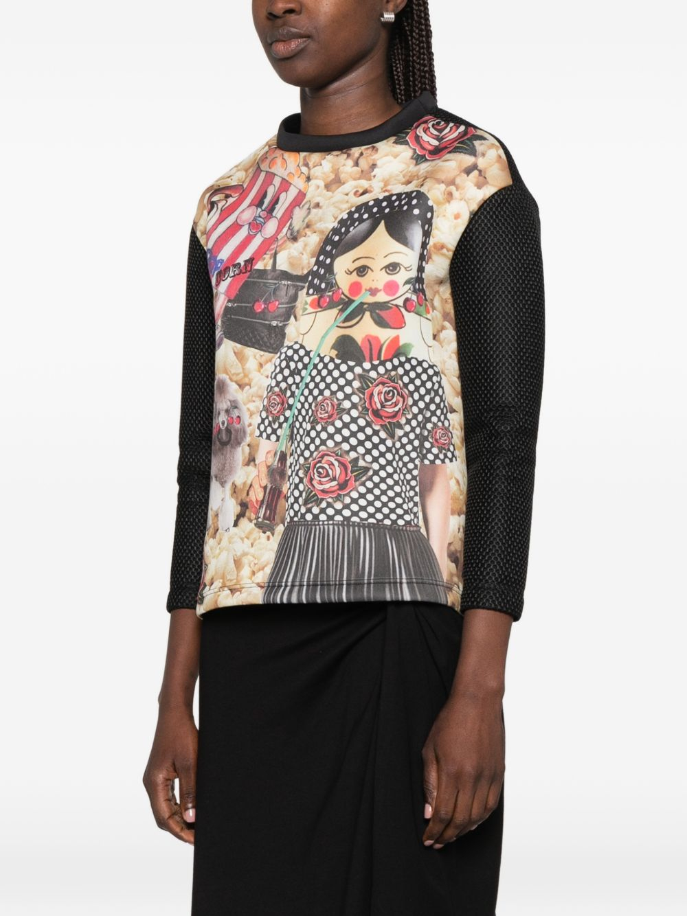 [THE ARTISTYLIST] Sweatshirt SS26 POPCORN SWEATER MLT