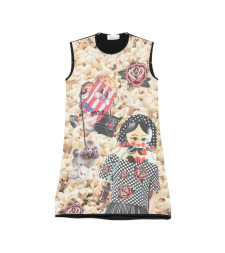 [THE ARTISTYLIST] Sleeveless dress SS26 POPCORN LONG DRESSMLT