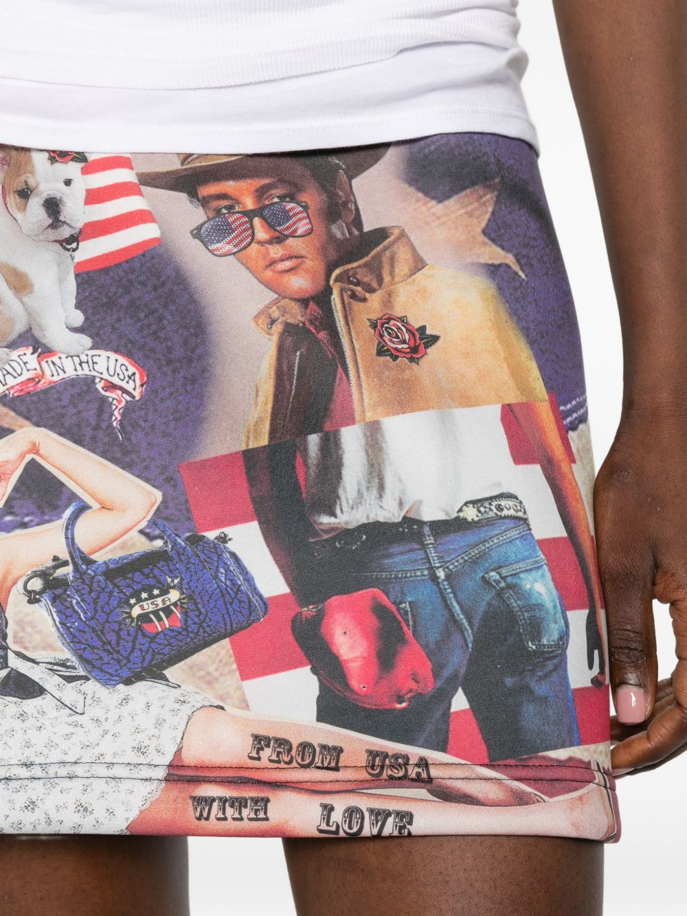 [THE ARTISTYLIST] Mini skirt SS26 USA SKIRT MLT