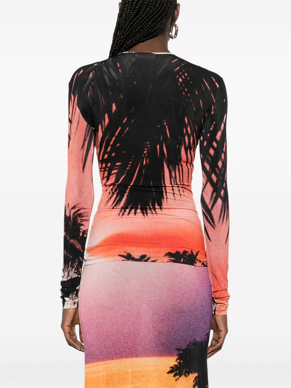 [RABANNE] T-shirts Long Sleeve SS26 26EJTO182VI0316 V914