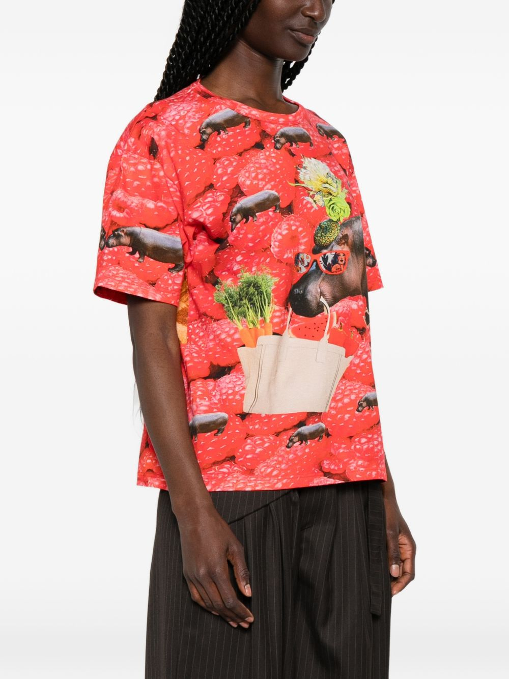 [THE ARTISTYLIST] T-shirts Short Sleeve SS26 RUSBERRY TSHIRT COTTON MLT