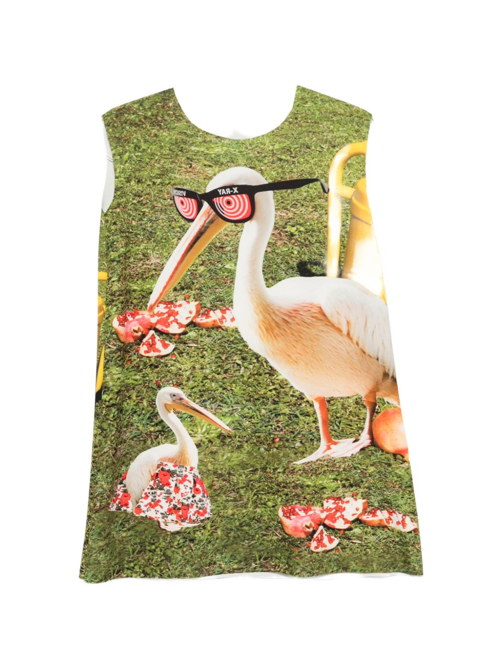 [THE ARTISTYLIST] Sleeveless dress SS26 GARDENING SCUBA DRESS MLT