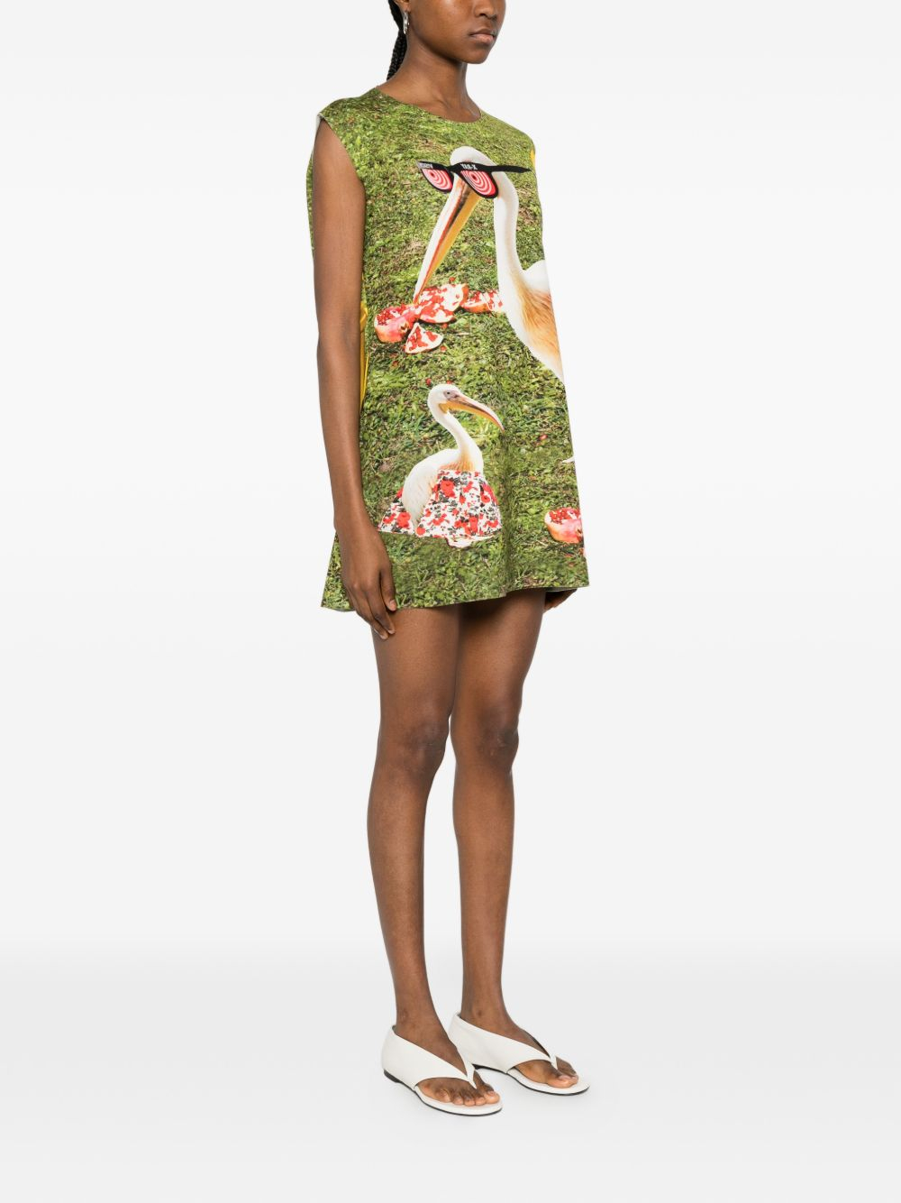 [THE ARTISTYLIST] Sleeveless dress SS26 GARDENING SCUBA DRESS MLT