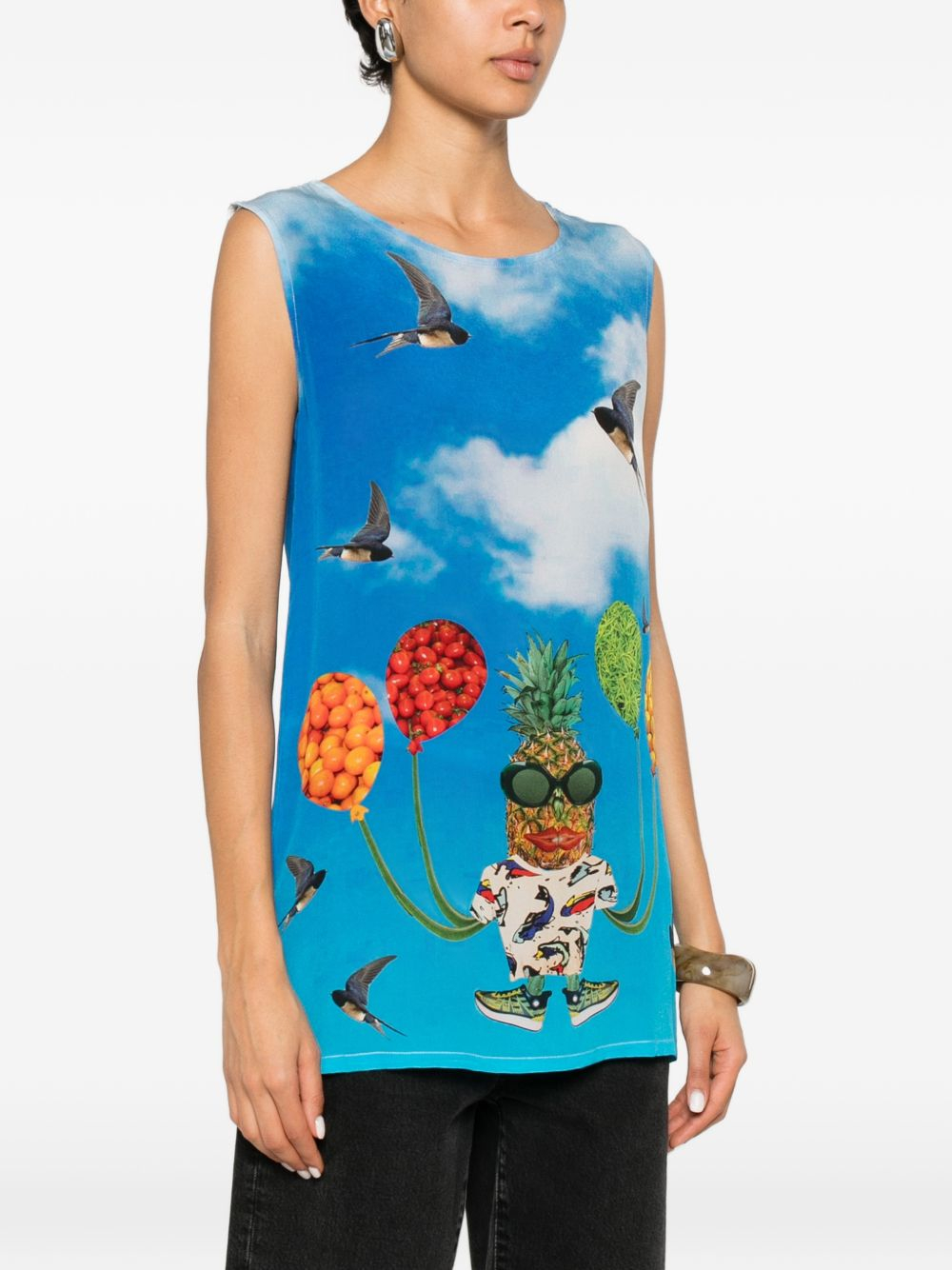 [THE ARTISTYLIST] T-shirts Sleeveless SS26 SKY TOP MLT