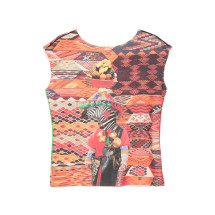 [THE ARTISTYLIST] T-shirts Sleeveless SS26 ZEBRA SCUBA TOP MLT