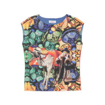 [THE ARTISTYLIST] T-shirts Sleeveless SS26 CAMEL SCUBA TOP MLT