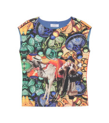 [THE ARTISTYLIST] T-shirts Sleeveless SS26 CAMEL SCUBA TOP MLT