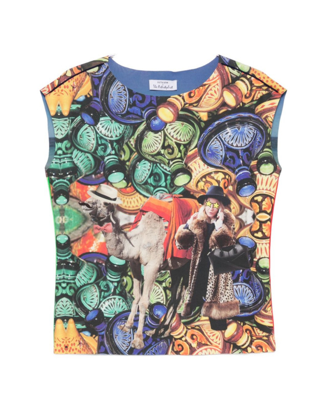 [THE ARTISTYLIST] T-shirts Sleeveless SS26 CAMEL SCUBA TOP MLT