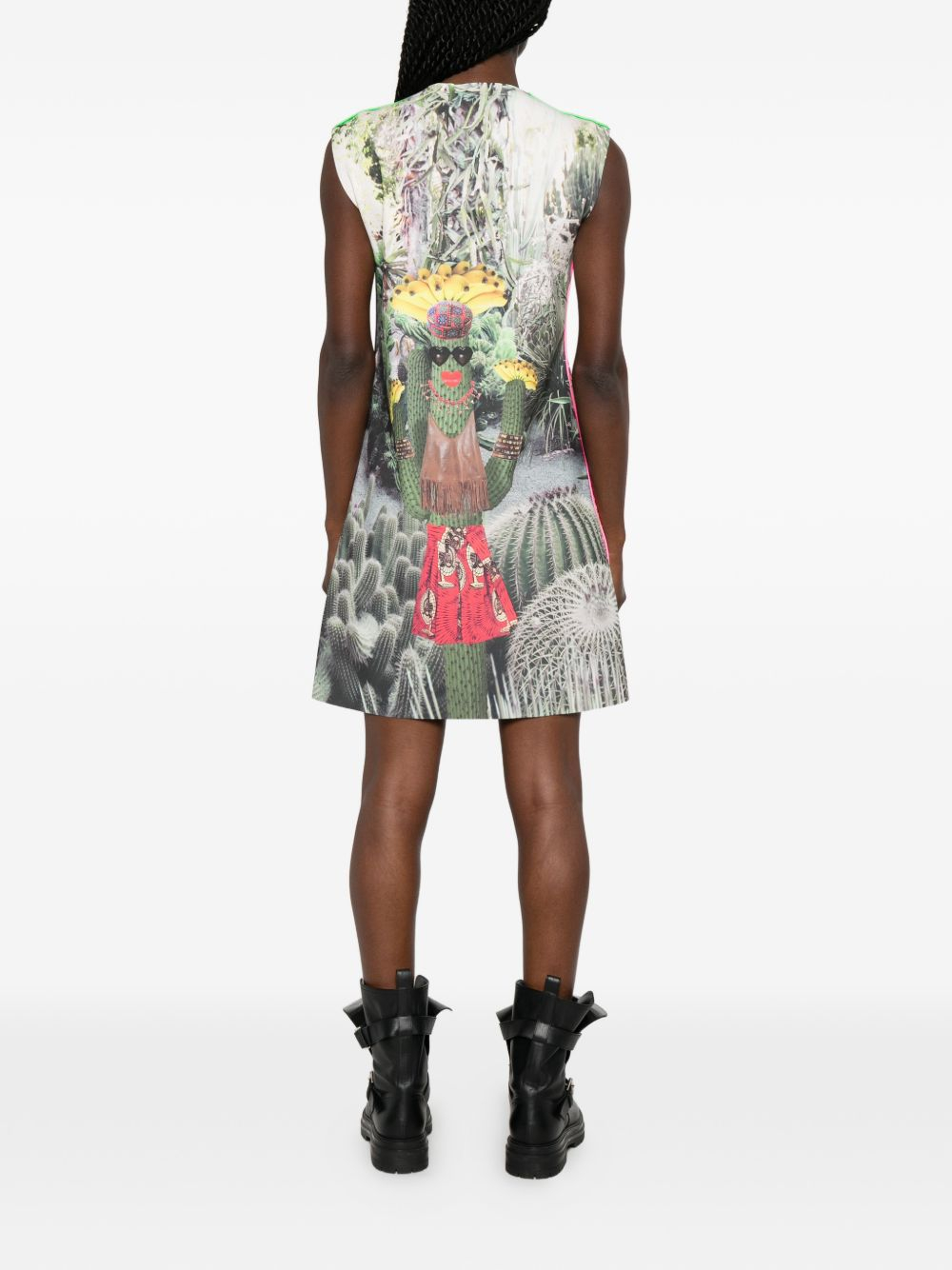 [THE ARTISTYLIST] Sleeveless dress SS26 CACTUS SCUBA DRESS MLT