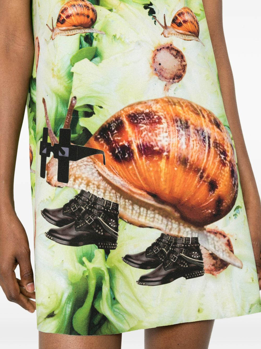 [THE ARTISTYLIST] Sleeveless dress SS26 ROCK SALAD SCUBA DRESS MLT