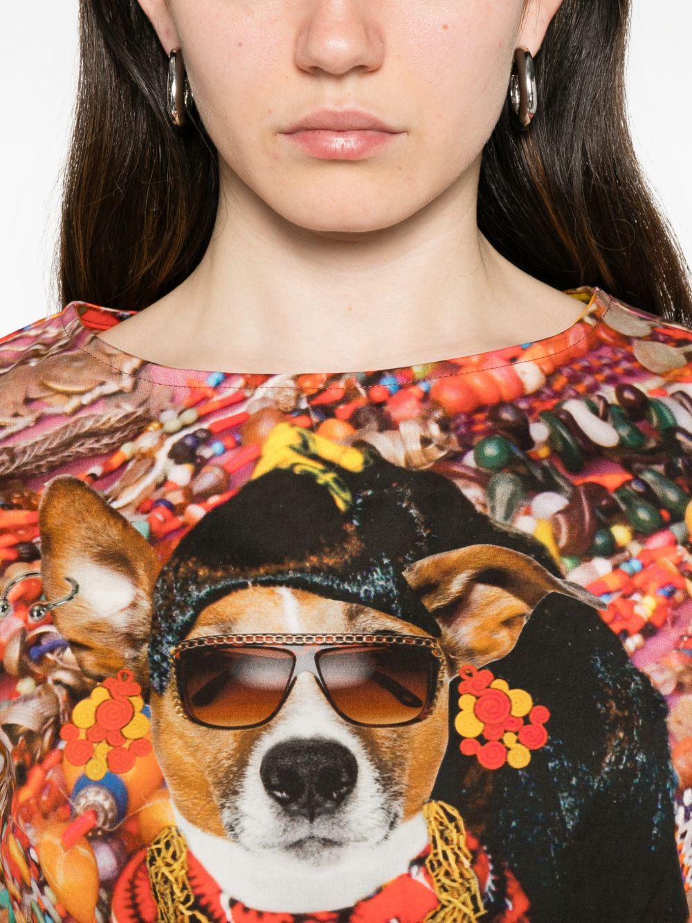 [THE ARTISTYLIST] T-shirts Sleeveless SS26 JEWELERY TOP COTTON MLT