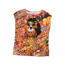 [THE ARTISTYLIST] T-shirts Sleeveless SS26 JEWELERY TOP COTTON MLT