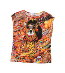 [THE ARTISTYLIST] T-shirts Sleeveless SS26 JEWELERY TOP COTTON MLT