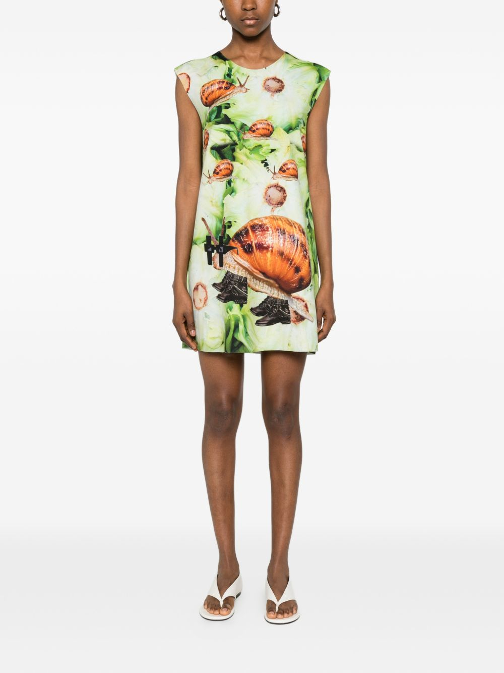 [THE ARTISTYLIST] Sleeveless dress SS26 ROCKSALAD SCUBA DRESS MLT