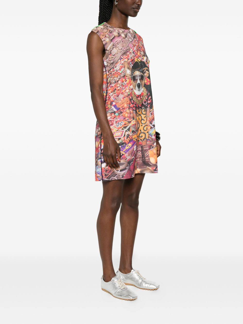 [THE ARTISTYLIST] Sleeveless dress SS26 JEWELERY SCUBA DRESS MLT