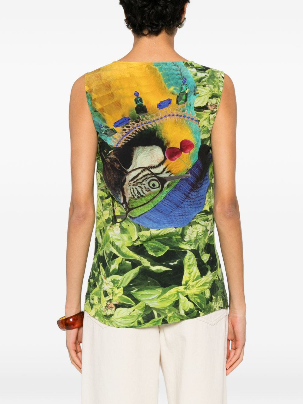 [THE ARTISTYLIST] T-shirts Sleeveless SS26 MADNESS TOP MLT