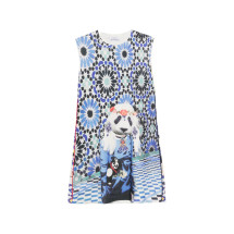 [THE ARTISTYLIST] Sleeveless dress SS26 PANDA SCUBA DRESS MLT