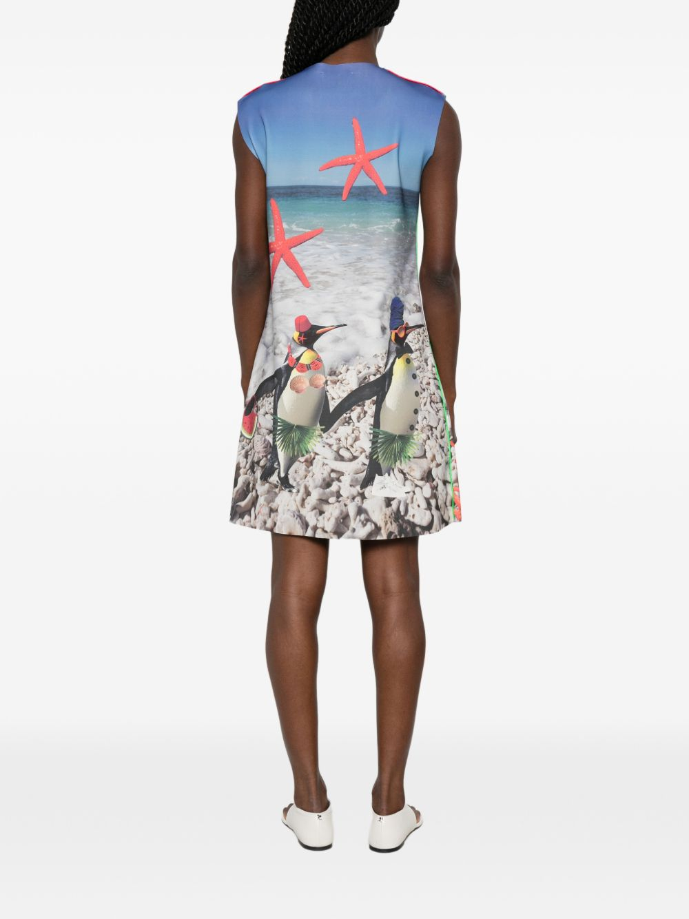 [THE ARTISTYLIST] Sleeveless dress SS26 TURTLE SCUBA DRESS MLT