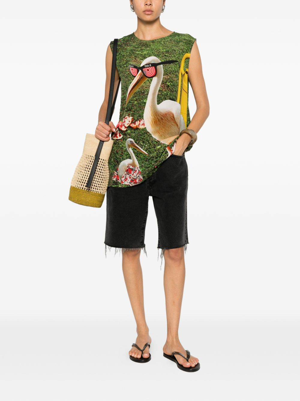 [THE ARTISTYLIST] T-shirts Sleeveless SS26 GARDENING TOP MLT