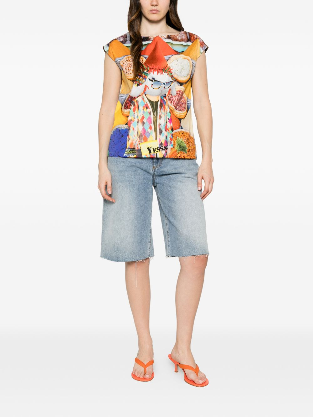 [THE ARTISTYLIST] T-shirts Sleeveless SS26 SPICES TOP COTTON MLT