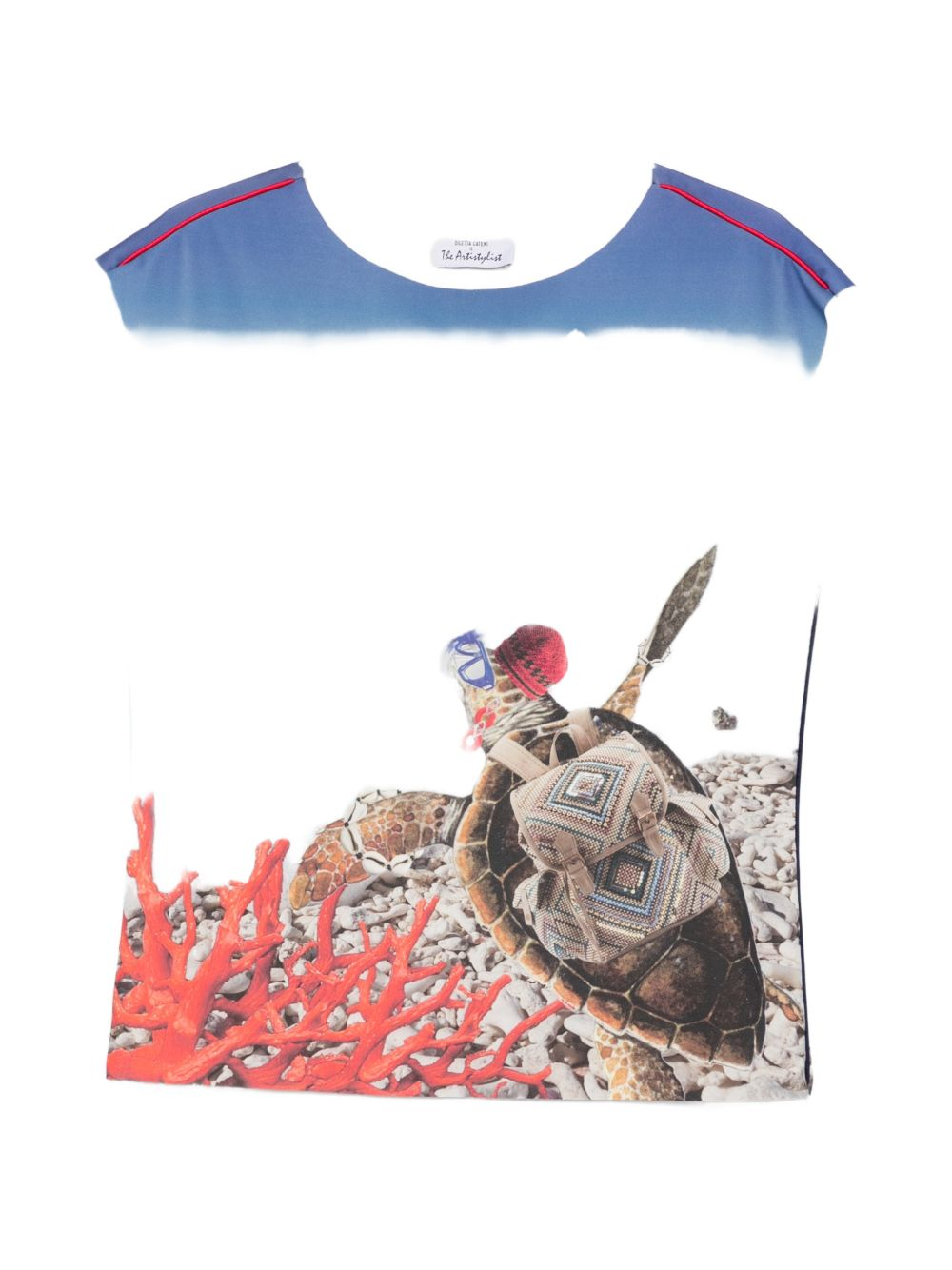 [THE ARTISTYLIST] T-shirts Sleeveless SS26 TURTLE SCUBA TOP MLT