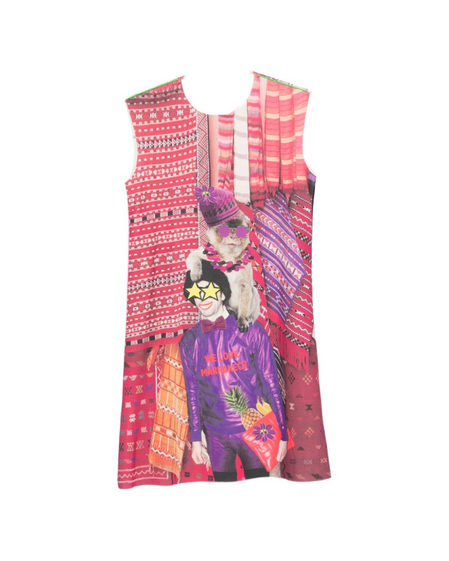 [THE ARTISTYLIST] Sleeveless dress SS26 CARPET SCUBA DRESS MLT