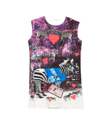 [THE ARTISTYLIST] Sleeveless dress SS26 VIOLET Z SCUBA DRESS MLT