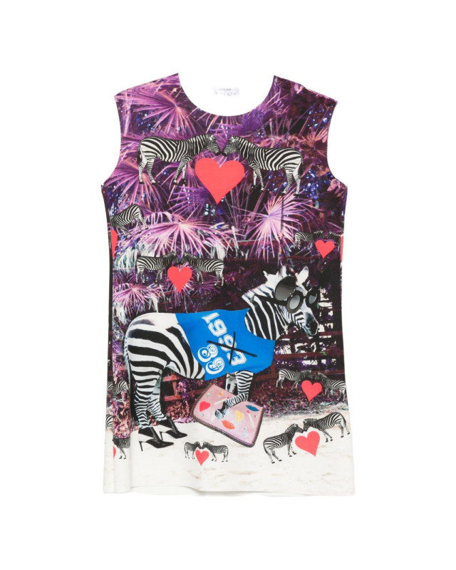 [THE ARTISTYLIST] Sleeveless dress SS26 VIOLET Z SCUBA DRESS MLT