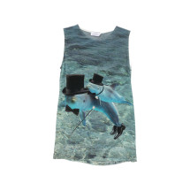 [THE ARTISTYLIST] T-shirts Sleeveless SS26 DOLPHIN TOP MLT