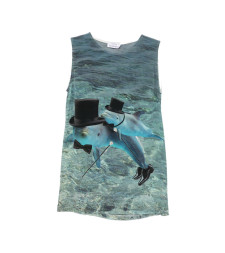 [THE ARTISTYLIST] T-shirts Sleeveless SS26 DOLPHIN TOP MLT