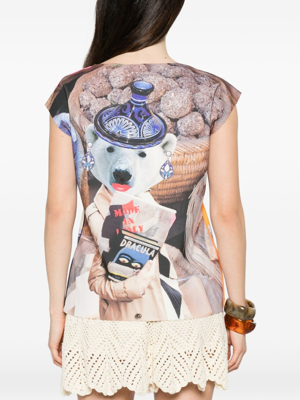 [THE ARTISTYLIST] T-shirts Sleeveless SS26 SPICES SCUBA TOP MLT