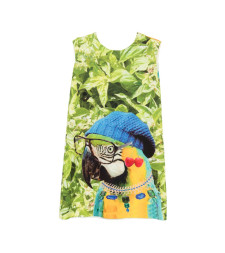 [THE ARTISTYLIST] Sleeveless dress SS26 MADNESS SCUBA DRESS MLT
