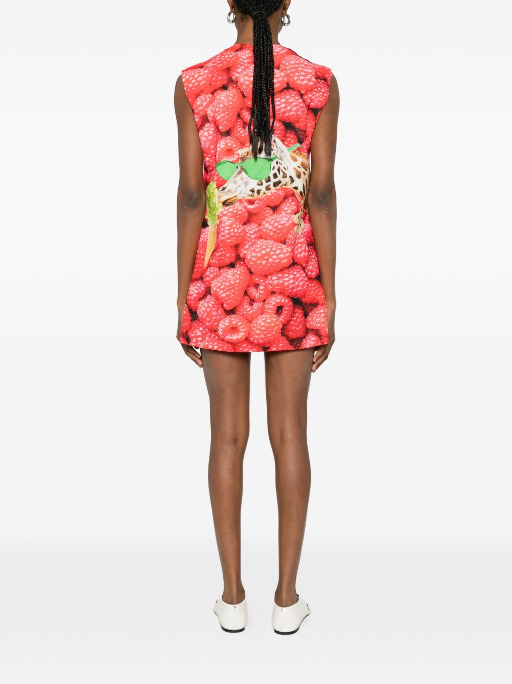 [THE ARTISTYLIST] Sleeveless dress SS26 RASPBERRY SCUBA DRESS MLT