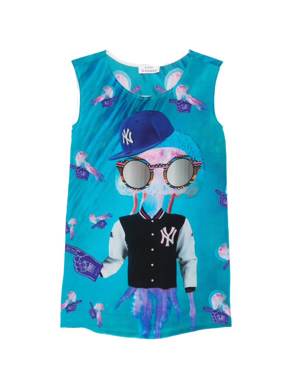 [THE ARTISTYLIST] T-shirts Sleeveless SS26 YANKEES TOP MLT