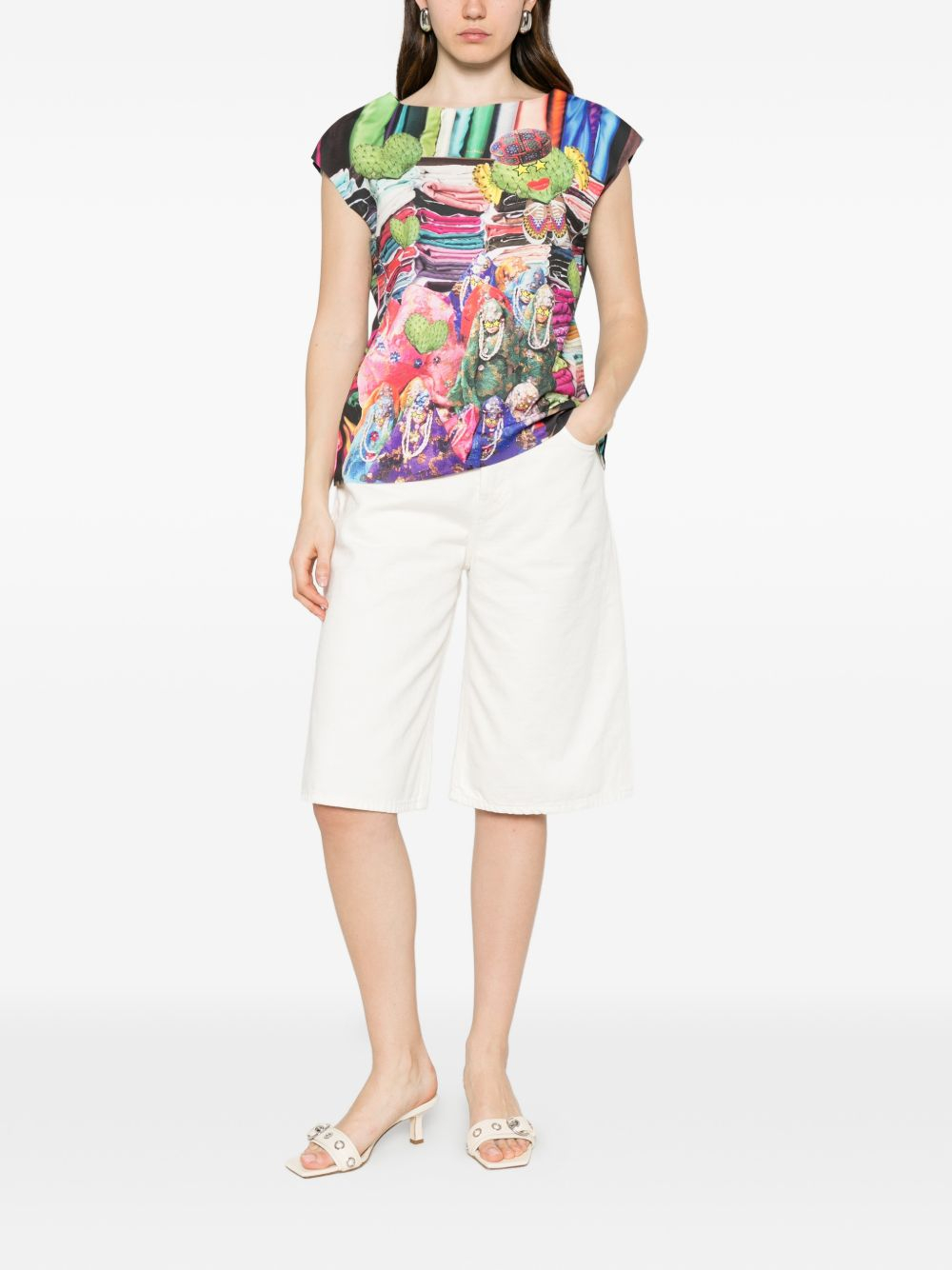 [THE ARTISTYLIST] T-shirts Sleeveless SS26 JARDEN SCUBA TOP MLT