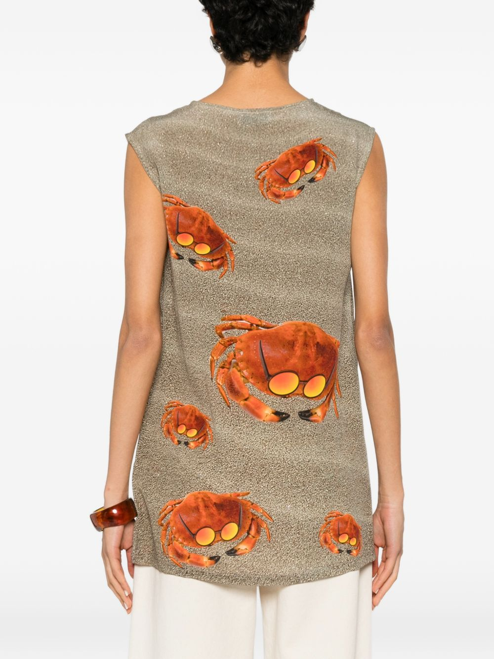 [THE ARTISTYLIST] T-shirts Sleeveless SS26 SNOW CRABS TOP MLT