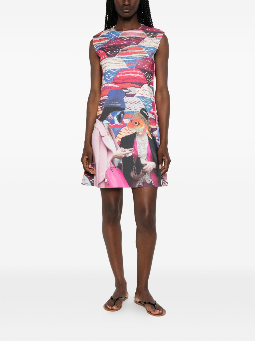 [THE ARTISTYLIST] Sleeveless dress SS26 FISH SCUBA DRESS MLT