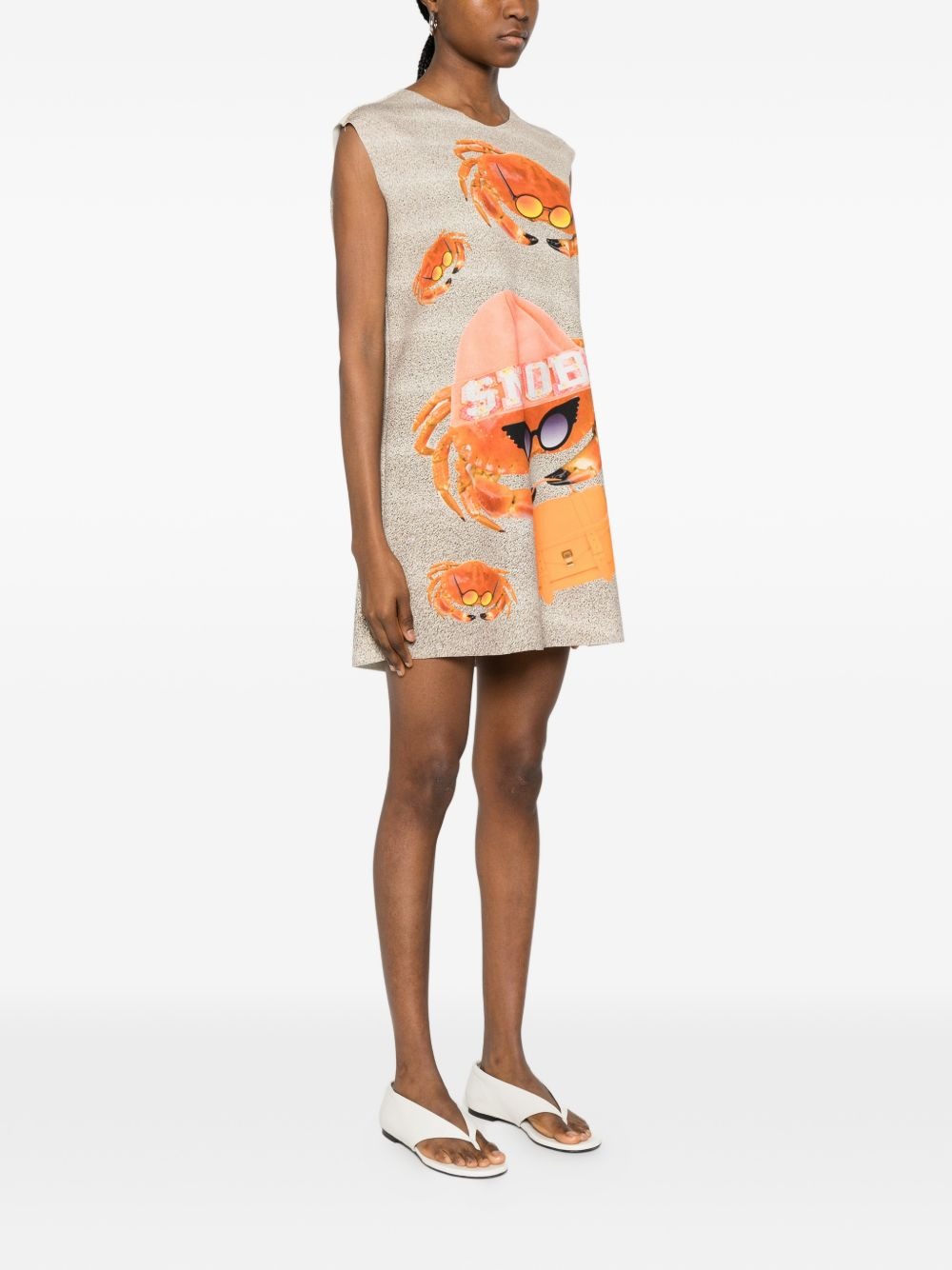 [THE ARTISTYLIST] Sleeveless dress SS26 SNOW CRABS SCUBA DRESS MLT