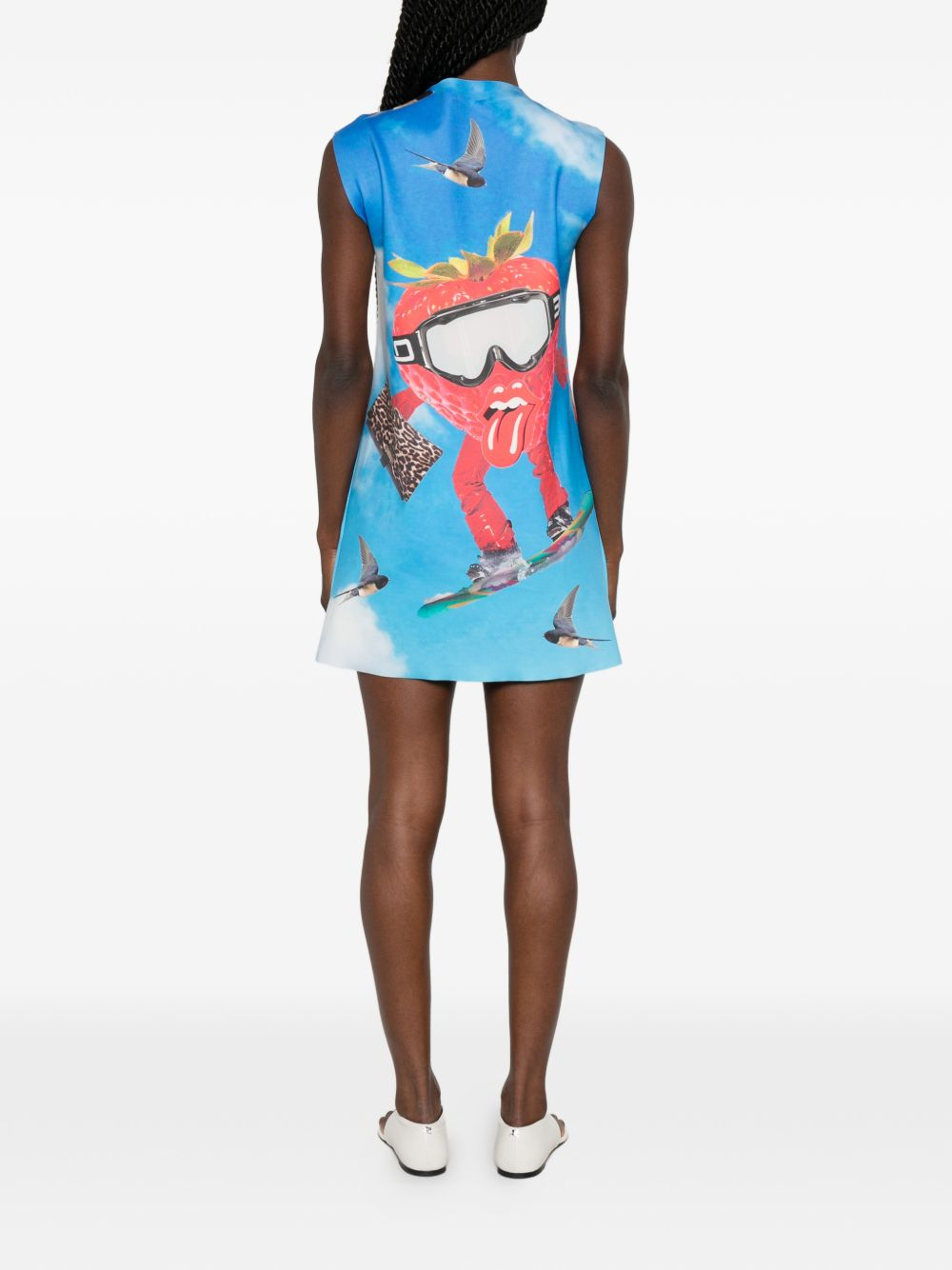 [THE ARTISTYLIST] Sleeveless dress SS26 SKY SCUBA DRESS MLT